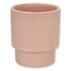 Dekoratyvinis gėlių vazonas Barcelona Ø13cm H15cm keraminis/rožinis
