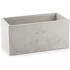 Polnix Dekoratyvinis gėlių vazonas Etno 22x12x9cm pilkas