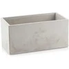 Polnix Dekoratyvinis gėlių vazonas Etno 22x12x9cm pilkas