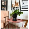 Keraminis vazonas PIANO BARCELONA, juodos sp., 14 x 22 cm