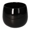 Polnix Dekoratyvinis gėlių vazonas Piano D15cm H13cm keraminis/juodas