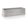 POLNIX Keraminis vazonas PIANO,apvalus, juodos sp., 14 x 6 cm