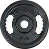 Cast Iron Olympic Weight Plate inSPORTline Castblack OL 15 kg 50 mm