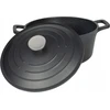 KETUS LIETUKAS 24 CM APVALUS TORTAMS, Juodas, INDUKCINIS