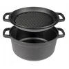 KETUS PUODAS SU GRILINIU 5L + 1L BROWIN
