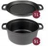 KETUS PUODAS SU GRILINIU 5L + 1L BROWIN