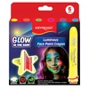 Keyroad Fluorescenciniai veido dažymo pieštukai Luminious, 6 vnt.