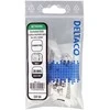 Keystone jungtis DELTACO UTP Cat6a, neekranuota, 28AWG, plona / MD-131