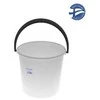 Bikuva.lt Kibiras, su plastikine rankena, 10 L, apskritas, balta sp.