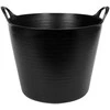 Toya Sa Poland Elastinis plastikinis indas / tara | juodas lankstus konteineris | 55 l (35582)