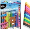 Kidea Jumbo pieštukai "meškučiai" 12 spalvų