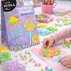 Kidea KŪRYBINIS POMPOMŲ LAZDŲ RINKINYS SWEET LOLLEY CUBBIN 300 POMPOMS