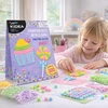 Kidea KŪRYBINIS POMPOMŲ LAZDŲ RINKINYS SWEET LOLLEY CUBBIN 300 POMPOMS