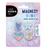 Kidea MAGNESY NA LODÓWKĘ TABLICĘ BUNNY KRÓLICZKI OZDOBNY DLA DZIECI