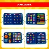 KIDINO MONTESSORI SENSORY BOOK XXL MANIPULIAVIMO LENTA 14IN1 Saugus