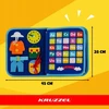 KIDINO MONTESSORI SENSORY BOOK XXL MANIPULIAVIMO LENTA 14IN1 Saugus