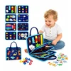 KIDINO MONTESSORI SENSORY BOOK XXL MANIPULIAVIMO LENTA 14IN1 Saugus