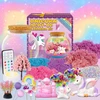 KIDINO UNICORN SET CREATIVE MAGICAL TERRARUIM LED NAKTINĖ LEMPA DOVANA