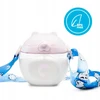 Kidnort Baer vaikiškas vandens butelis 300ml Rožinė 6M+ Tritan Straw Lanyard BE BPA
