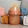 Kidnort Eple Anti-Colic silikoninis buteliukas 150ml Brown 0-3M BE BPA