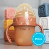 Kidnort Eple Anti-Colic silikoninis buteliukas 150ml Brown 0-3M BE BPA