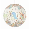 Pakabinamas šviestuvas Kids abażur papierowa kula lampion Kwiatki Kwiatuszki lampa PINGWIN