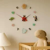 Kids Collection ZEGAR DIY TWORZYWO SZTUCZNE WIELKOLOROWY DO POKOJU DZIECKA 31 X 12 X 4 CM