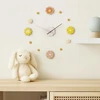 Kids Collection ZEGAR DIY WIELKOLOROWY DO POKOJU DZIECKA TWORZYWO SZTUCZNE 31 X 12 X 4 CM