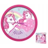 Kids Euroswan UNICORN sieninis laikrodis, kurio skersmuo 24 cm, skirtas vaikams
