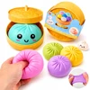 KidsGifts Gniotek Anti-stresinis kukulis Squishy Dumpling Sensorinis žaislinis kukulis