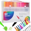 Kidsgifts Markery Akwarelowe Dwustronne Wodne Mazaki Pisaki Flamastry Dla Dzieci 60