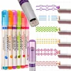 Kidsgifts Pisaki Do Szlaczków Wzorków Flamastry Robiące Wzorki Mazaki Dla Dzieci 6szt
