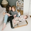KIDWELL LARO sulankstomas BABY BACKET BACKET 2 TOYS BEIGE GALVUTĖS