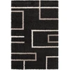 Kilimas CREYA GIPSY, 170 x 120 cm, juodos sp., 100% perdirbto poliesterio