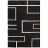 Kilimas CREYA GIPSY, 170 x 120 cm, juodos sp., 100% perdirbto poliesterio