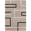 Kilimas CREYA GIPSY, 170 x 120 cm, juodos sp., 100% perdirbto poliesterio