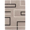 Kilimas CREYA GIPSY, 170 x 120 cm, rusvos sp., 100% perdirbto poliesterio