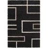 Kilimas CREYA GIPSY, 230 x 160 cm, juodos sp., 100% perdirbto poliesterio