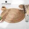 Kilimas Atmosphera Jute 181000, smėlio ruda, D120 cm