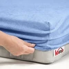 Kilpinė paklodė su elastine juostele 160x200 mėlyna 028 storis 200g/m2 KARO