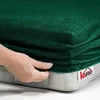 Kilpinis lakštas su elastine juostele 80x200 buteliukas žalias storas 200g/m2 KARO