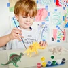 Kinderini DINOZAURŲ FIGŪRĖS DAŽYMO KŪRYBINIAM DINOZAURŲ RINKINYS DAŽAIS