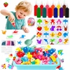 Kinderini VANDENS GELĖS MAGICAL VANDENS GELĖS FIGURĖLIŲ RINKINYS IŠ 12 SPALVINGŲ GELIŲ VAIKAMS