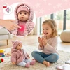Kinderplay DIDELĖ 41 CM INTERAKTYVUS KALBĖJIMAS KŪDIKLIS KALBA REALIŠKAS MINKSUS ŽAIDIMAS