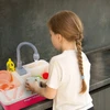 Kinderplay KRAUTUVIŲ KRAUTUČIŲ VIRTUVE VAIKAMS AUTOMATINIŲ VANDENS CIRUKULIACIJŲ INDŲ RINKINYS