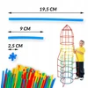 Kinderplay XXL KONSTRUKCINIŲ ŠIAUDŲ KONSTRUKCINIŲ ŠIAUDŲ KONSTRUKCINIŲ LAIDŲ KALULAI VAIKAMS 800