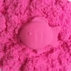 Kinetic Sand 3kg Rožinė su smėlio dėžės formomis mentelių rinkinys