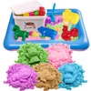 Kinetic Sand 5kg SET Sandbox Formelės Mentele Kaušas BibiMoon
