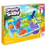 Kinetinis smėlis gyvūnai dinozaurai zoologijos sodas formelės rinkinys vaikams Click4Toys