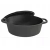 King Hoff Ketaus skrudinimo keptuvė 33cm 6,2L OVALUS PUODAS INDUKCINĖ DUJINĖ ORŠINĖ